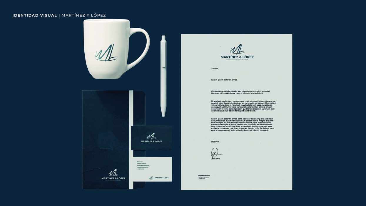 Identidad visual Martínez y López